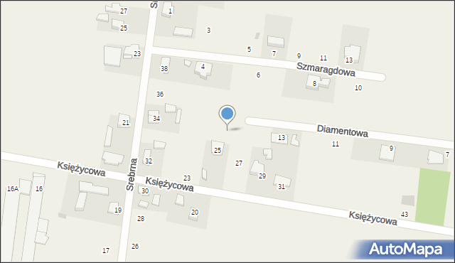 Wronowice, Diamentowa, 15, mapa Wronowice