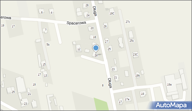 Aleksandrówka, Długa, 14, mapa Aleksandrówka