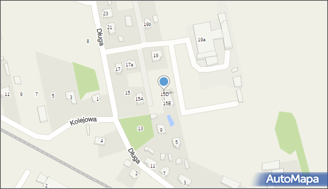 Aleksandrówka, Długa, 15D, mapa Aleksandrówka