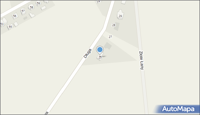 Bałdowo, Długa, 25, mapa Bałdowo