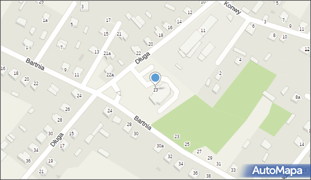 Baranowo, Długa, 13, mapa Baranowo