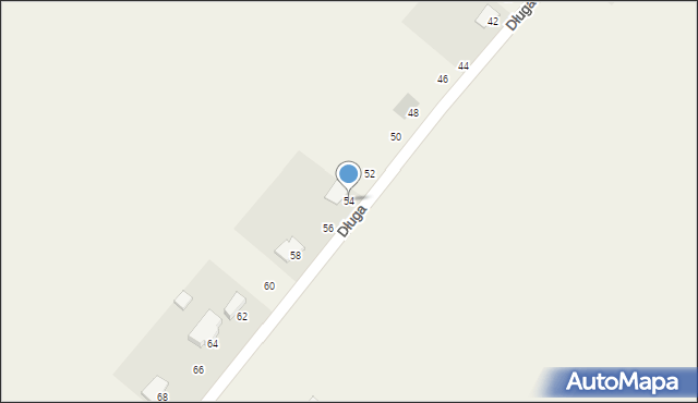 Baranowo, Długa, 54, mapa Baranowo