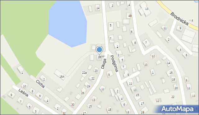 Bartniczka, Długa, 18, mapa Bartniczka