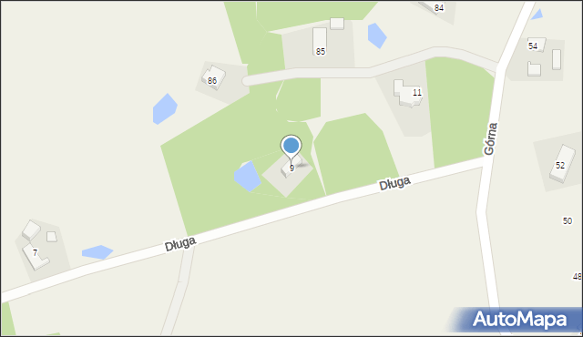 Barwik, Długa, 9, mapa Barwik
