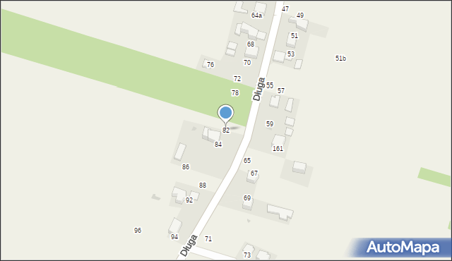 Będkowice, Długa, 82, mapa Będkowice