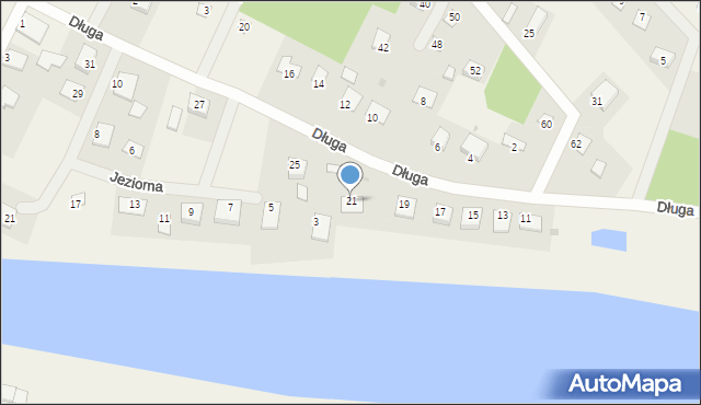 Białobrzegi, Długa, 21, mapa Białobrzegi