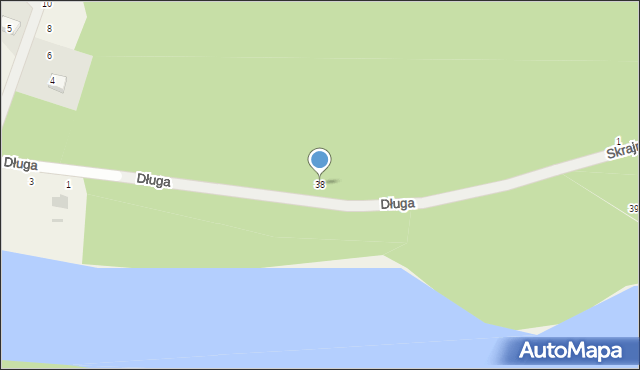 Białobrzegi, Długa, 38, mapa Białobrzegi