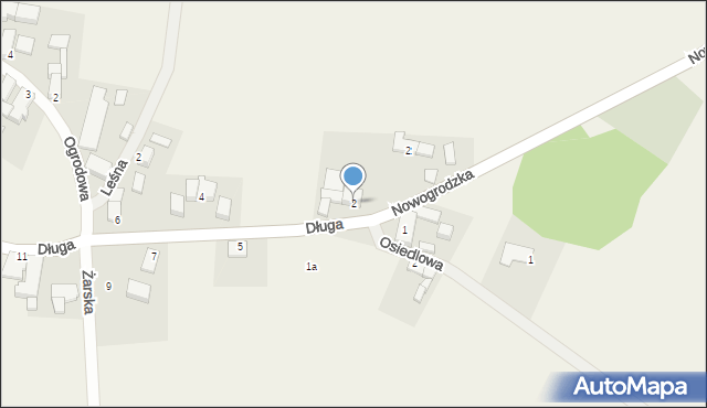 Białowice, Długa, 2, mapa Białowice