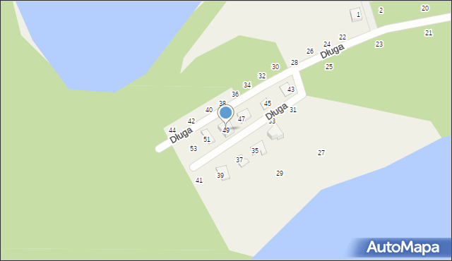 Bieszkowice, Długa, 49, mapa Bieszkowice