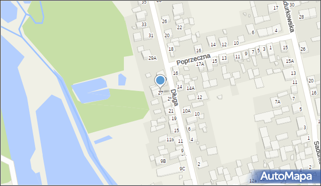 Błędów, Długa, 27, mapa Błędów