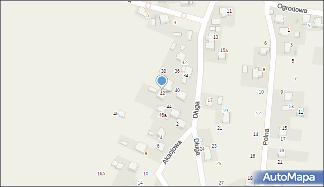 Bobrek, Długa, 42, mapa Bobrek