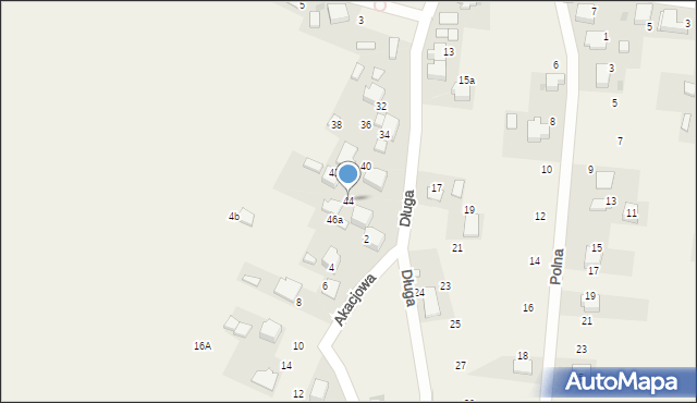 Bobrek, Długa, 44, mapa Bobrek