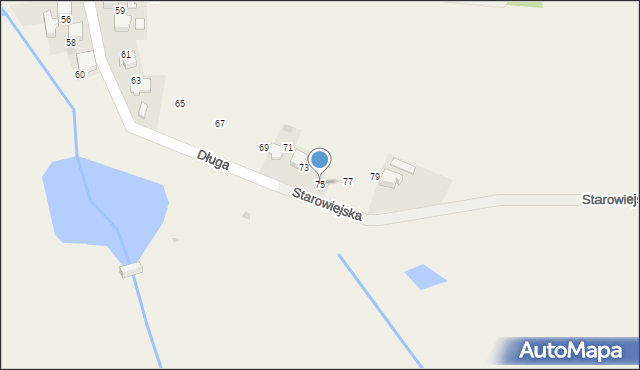 Bobrek, Długa, 75, mapa Bobrek