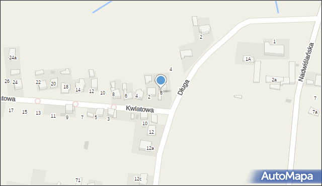 Bobrek, Długa, 8, mapa Bobrek