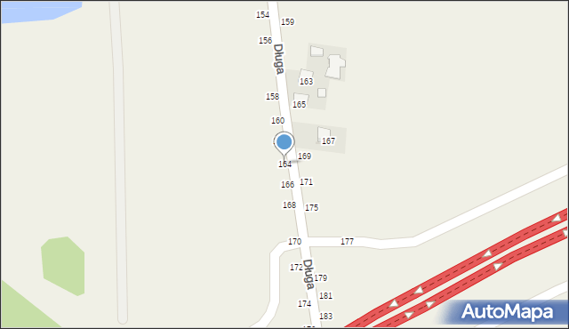 Bobrowniki Wielkie, Długa, 164, mapa Bobrowniki Wielkie