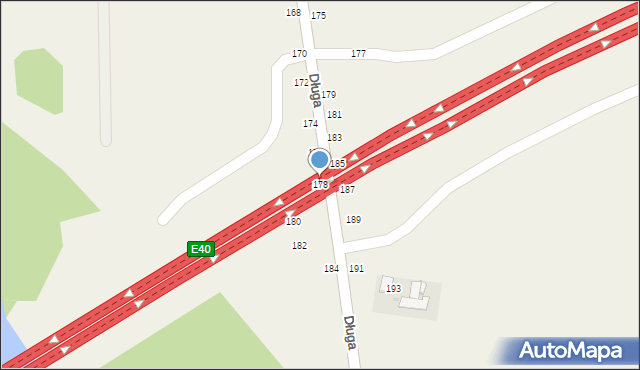 Bobrowniki Wielkie, Długa, 178, mapa Bobrowniki Wielkie