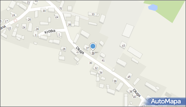 Boników, Długa, 39, mapa Boników