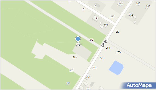 Borowa, Długa, 271, mapa Borowa