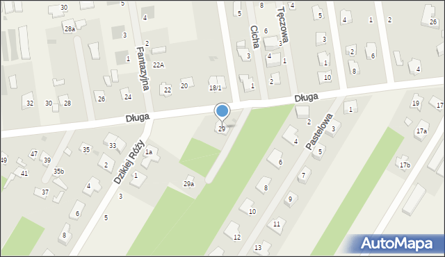 Borowa Góra, Długa, 29, mapa Borowa Góra