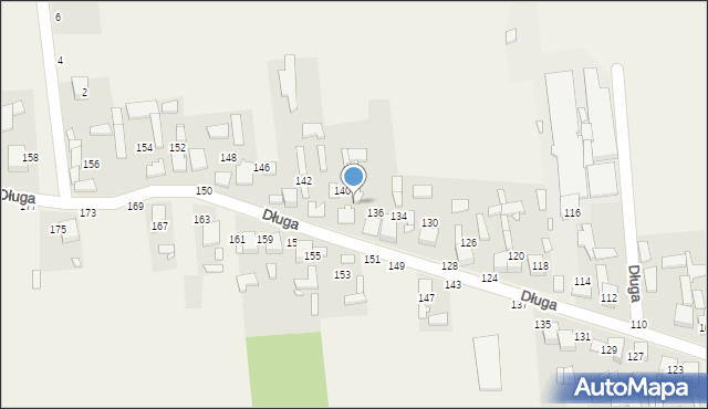 Borowe, Długa, 138, mapa Borowe