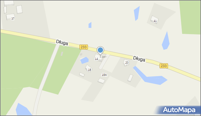 Borowina, Długa, 16, mapa Borowina