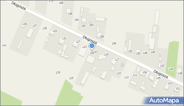 Borowno, Długosza Jana, 121, mapa Borowno