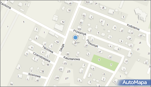 Bramki, Długa, 97, mapa Bramki