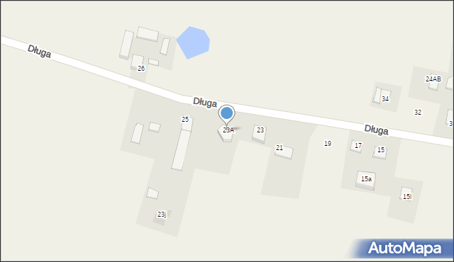 Bratian, Długa, 23A, mapa Bratian