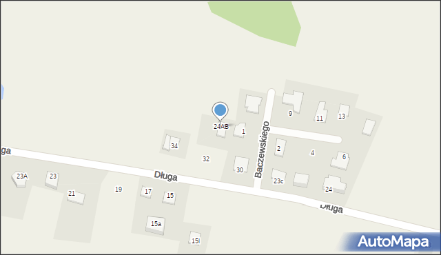 Bratian, Długa, 24AB, mapa Bratian