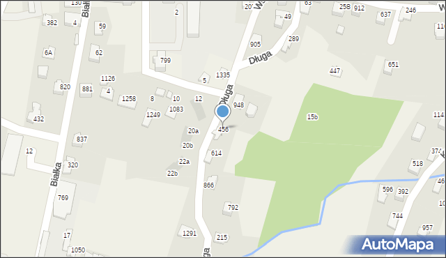 Buczkowice, Długa, 456, mapa Buczkowice