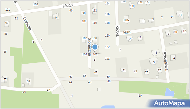 Budy Barcząckie, Długa, 106, mapa Budy Barcząckie