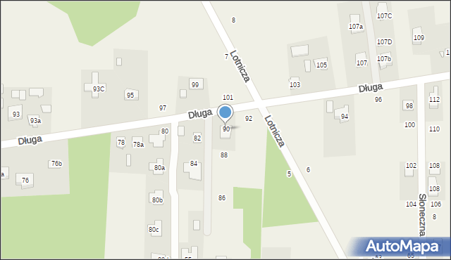 Budy Barcząckie, Długa, 90, mapa Budy Barcząckie