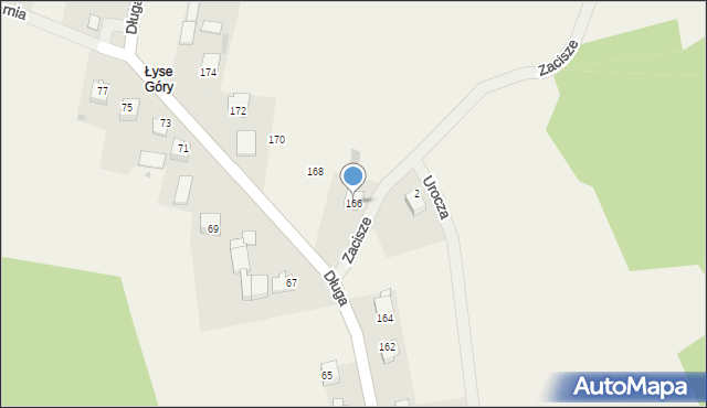 Buków, Długa, 166, mapa Buków