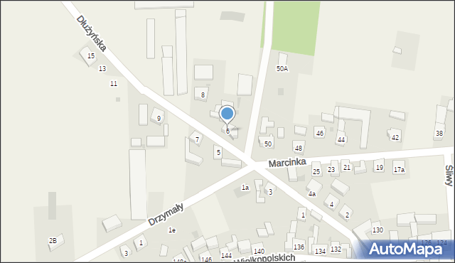 Bukówiec Górny, Dłużyńska, 6, mapa Bukówiec Górny