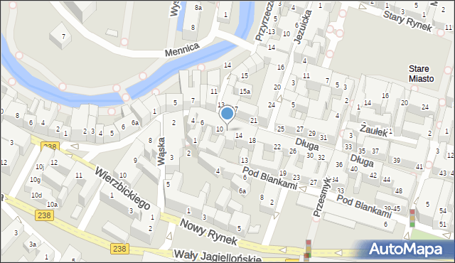 Bydgoszcz, Długa, 12, mapa Bydgoszczy