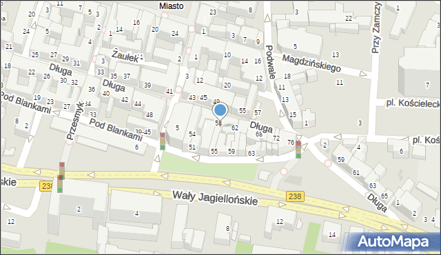 Bydgoszcz, Długa, 60, mapa Bydgoszczy