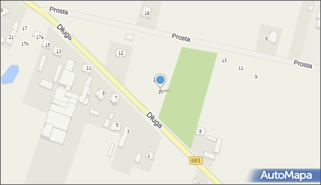 Cendrowice, Długa, 10, mapa Cendrowice