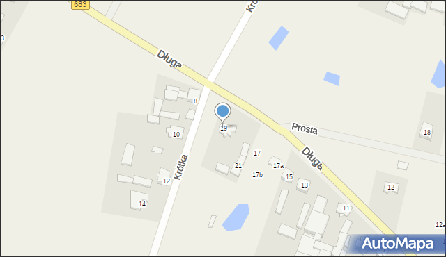 Cendrowice, Długa, 19, mapa Cendrowice