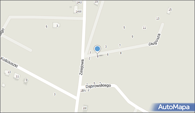 Chęciny, Długosza Jana, 4, mapa Chęciny