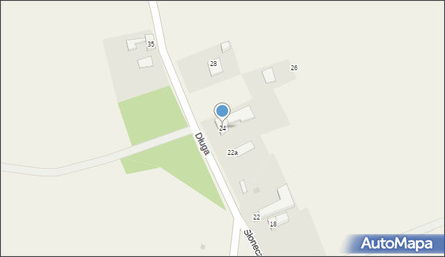 Chlebowo, Długa, 24, mapa Chlebowo