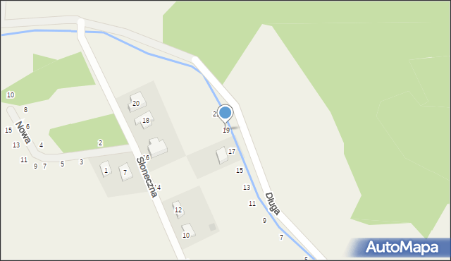 Chwałowice, Długa, 19, mapa Chwałowice