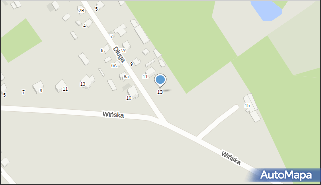 Ciechanowiec, Długa, 13, mapa Ciechanowiec