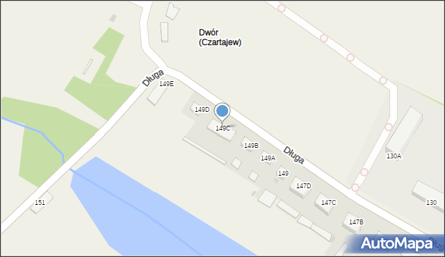 Czartajew, Długa, 149C, mapa Czartajew