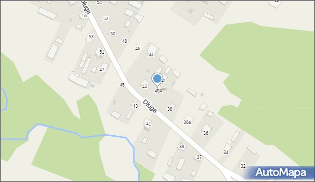 Czartajew, Długa, 40A, mapa Czartajew