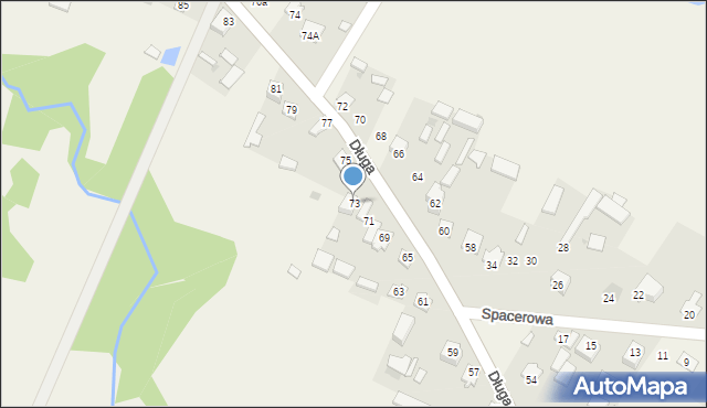 Czartajew, Długa, 73, mapa Czartajew