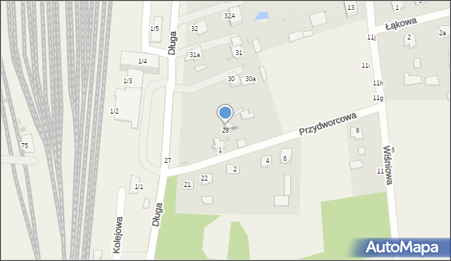 Czeremcha, Długa, 28, mapa Czeremcha