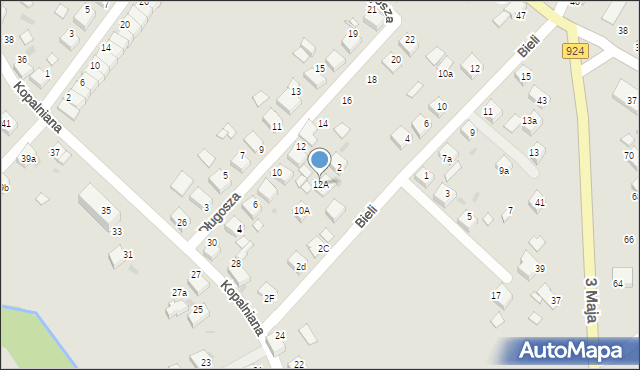 Czerwionka-Leszczyny, Długosza, 12A, mapa Czerwionka-Leszczyny