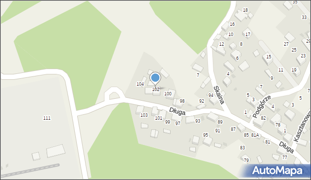Czyżówka, Długa, 102, mapa Czyżówka