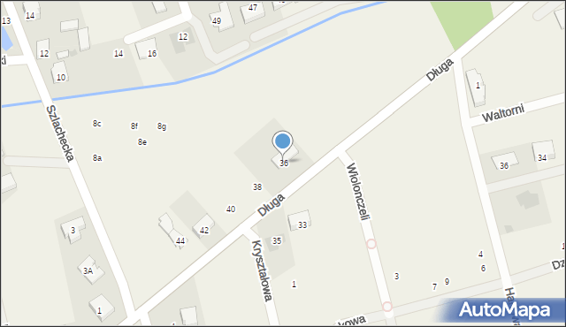 Dawidy Bankowe, Długa, 36, mapa Dawidy Bankowe