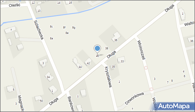 Dawidy Bankowe, Długa, 40, mapa Dawidy Bankowe